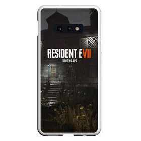 Чехол для Samsung S10E с принтом RESIDENT EVIL 7 в Курске, Силикон | Область печати: задняя сторона чехла, без боковых панелей | biohazard | biohazard 7 | crocodile | fang | game | hand | monster | new umbrella | resident evil | resident evil 7 | umbrella | umbrella corp | umbrella corporation | zombie