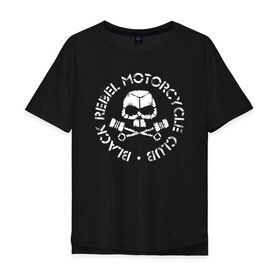 Мужская футболка хлопок Oversize с принтом Black Rebel Motorcycle Club в Курске, 100% хлопок | свободный крой, круглый ворот, “спинка” длиннее передней части | black rebel motorcycle club | brmc | rock | группы | инди | музыка | рок | рок н ролл