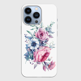 Чехол для iPhone 13 Pro с принтом Цветы в Курске,  |  | bouquets | flowers | pattern | roses | букеты | графика | жёлтый | зелёный | искусство | картинка | красивый | крутой | листья | мода | модный | молодёжная | оранжевый | орнамент | рисунок | розовый | розы | рукоделие