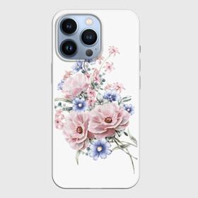 Чехол для iPhone 13 Pro с принтом Цветы в Курске,  |  | bouquets | flowers | pattern | roses | букеты | графика | жёлтый | зелёный | искусство | картинка | красивый | крутой | листья | мода | модный | молодёжная | оранжевый | орнамент | рисунок | розовый | розы | рукоделие