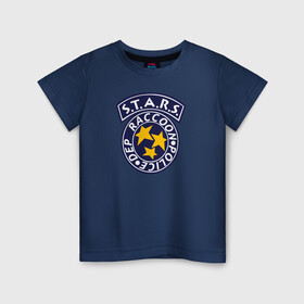 Детская футболка хлопок с принтом S.T.A.R.S. RACCOON CITY в Курске, 100% хлопок | круглый вырез горловины, полуприлегающий силуэт, длина до линии бедер | Тематика изображения на принте: ada wong | biohazard | game | gamer | leon | logo | mistic | raccoon city | re2 | resident evil 2 | rpd | stars | umbrella | ада вонг | амбрелла | зомби | игра | мистика | ужасы
