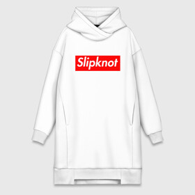 Платье-худи хлопок с принтом Slipknot (supreme style) в Курске,  |  | streetwear | комбинезоны | маски | ню метал | петля | плашка | стритстайл | удавка | уличный