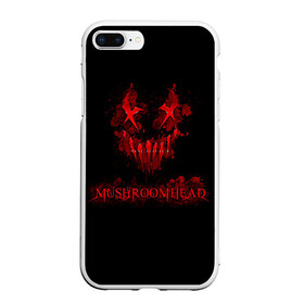 Чехол для iPhone 7Plus/8 Plus матовый с принтом Mushroomhead в Курске, Силикон | Область печати: задняя сторона чехла, без боковых панелей | ac dc | disturbed | linkin park | lp | metal | metallica | mushroomhead | music | pop | rap | rock | slipknot | song | метал | музыка | рок