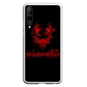 Чехол для Honor P30 с принтом Mushroomhead в Курске, Силикон | Область печати: задняя сторона чехла, без боковых панелей | ac dc | disturbed | linkin park | lp | metal | metallica | mushroomhead | music | pop | rap | rock | slipknot | song | метал | музыка | рок