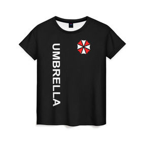 Женская футболка 3D с принтом UMBRELLA CORP в Курске, 100% полиэфир ( синтетическое хлопкоподобное полотно) | прямой крой, круглый вырез горловины, длина до линии бедер | ada wong | biohazard | game | gamer | leon | logo | mistic | raccoon city | re2 | resident evil 2 | rpd | stars | umbrella | ада вонг | амбрелла | зомби | игра | мистика | ужасы