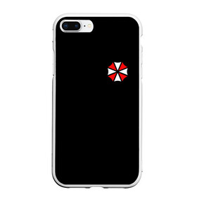 Чехол для iPhone 7Plus/8 Plus матовый с принтом UMBRELLA CORP (НА СПИНЕ) в Курске, Силикон | Область печати: задняя сторона чехла, без боковых панелей | ada wong | biohazard | game | gamer | leon | logo | mistic | raccoon city | re2 | resident evil 2 | rpd | stars | umbrella | ада вонг | амбрелла | зомби | игра | мистика | ужасы