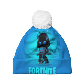 Шапка 3D c помпоном с принтом Fortnite. The Ice King в Курске, 100% полиэстер | универсальный размер, печать по всей поверхности изделия | Тематика изображения на принте: battle | epic | fortnite | games | ice | king | nevermore | royale | save | soldier | world | битва | владыка | королевская | король | ледяной | льда | солдат | фортнайт