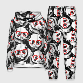 Мужской костюм 3D (с толстовкой) с принтом Панды в красных очках в Курске,  |  | animals | bears | funny | head | muzzl | pandas | red | весёлые | взгляд | голова | графика | животные | искусство | картинка | красивый | красные | крутой | медведи | мода | модный | молодёжная | очки | панды | рисунок