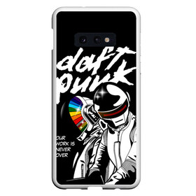 Чехол для Samsung S10E с принтом Daft Punk в Курске, Силикон | Область печати: задняя сторона чехла, без боковых панелей | daft punk | electronic | house | human | music | robot | дафт панк | музыка | синти поп | хаус | электроника