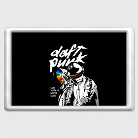 Магнит 45*70 с принтом Daft Punk в Курске, Пластик | Размер: 78*52 мм; Размер печати: 70*45 | daft punk | electronic | house | human | music | robot | дафт панк | музыка | синти поп | хаус | электроника