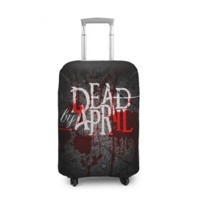 Чехол для чемодана 3D с принтом Dead by April в Курске, 86% полиэфир, 14% спандекс | двустороннее нанесение принта, прорези для ручек и колес | dead by april | metal | rock | группы | метал | музыка | рок