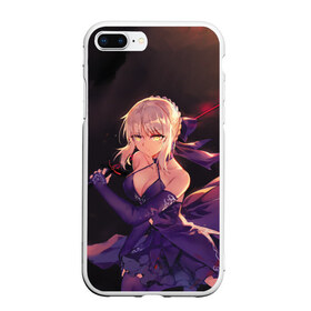 Чехол для iPhone 7Plus/8 Plus матовый с принтом Fate Grand Order в Курске, Силикон | Область печати: задняя сторона чехла, без боковых панелей | anime | fate grand order | manga | saber | аниме | арчер | ассасин | великий приказ | лансер | лунный свет в потерянной комнате | манга | первая миссия | судьба великая кампания | сэйбер