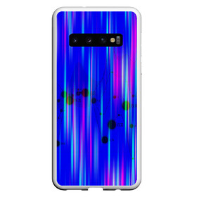 Чехол для Samsung Galaxy S10 с принтом neon strokes в Курске, Силикон | Область печати: задняя сторона чехла, без боковых панелей | Тематика изображения на принте: abstract | abstraction | comb | cyberpunk | texture | абстракция | бронь | броня | кибер панк | соты | стальные соты | текстуры