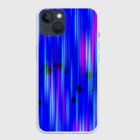 Чехол для iPhone 13 с принтом neon strokes в Курске,  |  | Тематика изображения на принте: abstract | abstraction | comb | cyberpunk | texture | абстракция | бронь | броня | кибер панк | соты | стальные соты | текстуры