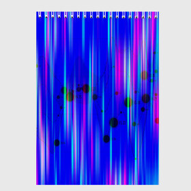 Скетчбук с принтом neon strokes в Курске, 100% бумага
 | 48 листов, плотность листов — 100 г/м2, плотность картонной обложки — 250 г/м2. Листы скреплены сверху удобной пружинной спиралью | abstract | abstraction | comb | cyberpunk | texture | абстракция | бронь | броня | кибер панк | соты | стальные соты | текстуры