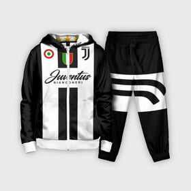 Детский костюм 3D с принтом Ювентус в Курске,  |  | bianconeri | juve | juventus | италия | роналду | серия а | турин | форма | футбол | футболист | футбольная | футбольный клуб | черно белые | юве | ювентус