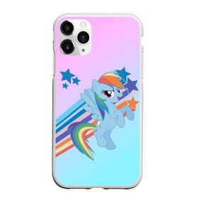 Чехол для iPhone 11 Pro матовый с принтом Rainbow Dash в Курске, Силикон |  | cute | mlp | pony | млп | пони | рейнбоу дэш