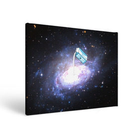Холст прямоугольный с принтом Milky Way в Курске, 100% ПВХ |  | Тематика изображения на принте: cosmos | milk | nasa | space | космос | млечный путь | молоко
