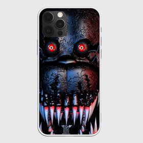Чехол для iPhone 12 Pro Max с принтом Five Nights at Freddys в Курске, Силикон |  | five nights at freddy s | game | horror | игры | механические куклы | ночь | охранник | пять ночей у фредди | светящиеся глаза | ужас
