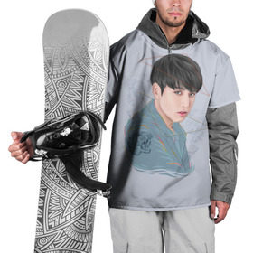 Накидка на куртку 3D с принтом Jeon Jungkook в Курске, 100% полиэстер |  | Тематика изображения на принте: bts | gucci | jeon jungkook | k pop | korean pop | music | бтс | гуси | гучи | гуччи | кей поп | коллаб | чон чонгук