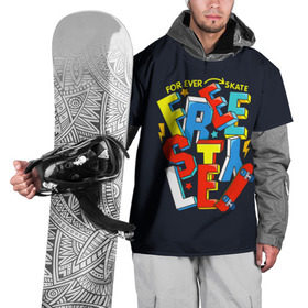 Накидка на куртку 3D с принтом Freestyle! Skate forever в Курске, 100% полиэстер |  | 3д | sport | графика | доска | жёлтый | звезды | зелёный | искусство | калёса | картинка | красный | крутой | лучи | лучший | мода | молнии | молодежная | надпись | объем | рисунок | сила | синий | скейтборд