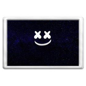 Магнит 45*70 с принтом Marshmello Cosmos в Курске, Пластик | Размер: 78*52 мм; Размер печати: 70*45 | Тематика изображения на принте: marshmello | диджей | звезды | клуб | клубная музыка | космос | маршмеллоу | маршмэлло | маршмэллоу | музыка | небо | ночь | электронная
