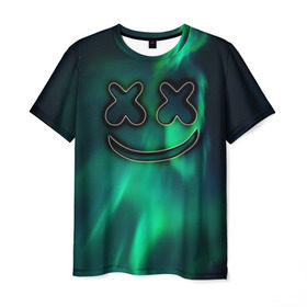 Мужская футболка 3D с принтом Marshmello Cosmos в Курске, 100% полиэфир | прямой крой, круглый вырез горловины, длина до линии бедер | marshmello | диджей | звезды | клуб | клубная музыка | космос | маршмеллоу | маршмэлло | маршмэллоу | музыка | небо | ночь | электронная