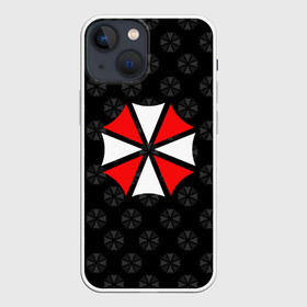 Чехол для iPhone 13 mini с принтом UMBRELLA CORP в Курске,  |  | ada wong | biohazard | leon | nemesis | project resistance | raccoon city | re | re3 | resident evil | resident evil 3 | rpd | stars | umbrella | ада вонг | амбрелла | немезис | ужасы