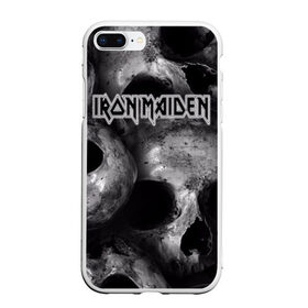 Чехол для iPhone 7Plus/8 Plus матовый с принтом Iron Maiden в Курске, Силикон | Область печати: задняя сторона чехла, без боковых панелей | бас | британия | брюс дикинсон | гитара | группа | дева | железная | метал | нико макбрэйн | рок | стив харрис | хеви | яник герс