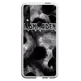 Чехол для Honor P Smart Z с принтом Iron Maiden в Курске, Силикон | Область печати: задняя сторона чехла, без боковых панелей | бас | британия | брюс дикинсон | гитара | группа | дева | железная | метал | нико макбрэйн | рок | стив харрис | хеви | яник герс