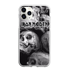 Чехол для iPhone 11 Pro матовый с принтом Iron Maiden в Курске, Силикон |  | Тематика изображения на принте: бас | британия | брюс дикинсон | гитара | группа | дева | железная | метал | нико макбрэйн | рок | стив харрис | хеви | яник герс
