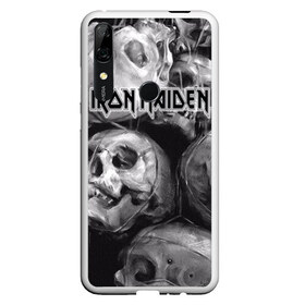 Чехол для Honor P Smart Z с принтом Iron Maiden в Курске, Силикон | Область печати: задняя сторона чехла, без боковых панелей | бас | британия | брюс дикинсон | гитара | группа | дева | железная | метал | нико макбрэйн | рок | стив харрис | хеви | яник герс