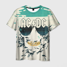 Мужская футболка 3D с принтом AC/DC в Курске, 100% полиэфир | прямой крой, круглый вырез горловины, длина до линии бедер | австралийская | ангус янг | блюз | группа | малькольм янг | рок | рок н ролл | стиви янг | хард