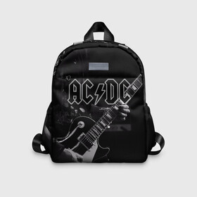 Детский рюкзак 3D с принтом AC/DC в Курске, 100% полиэстер | лямки с регулируемой длиной, сверху петелька, чтобы рюкзак можно было повесить на вешалку. Основное отделение закрывается на молнию, как и внешний карман. Внутри дополнительный карман. По бокам два дополнительных кармашка | австралийская | ангус янг | блюз | группа | малькольм янг | рок | рок н ролл | стиви янг | хард