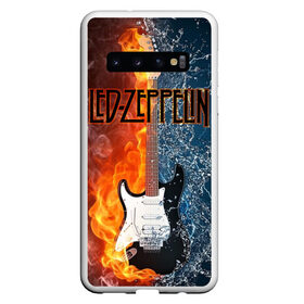 Чехол для Samsung Galaxy S10 с принтом Led Zeppelin в Курске, Силикон | Область печати: задняя сторона чехла, без боковых панелей | блюз рок | британская | группа | джимми пейдж | джон пол джонс | роберт плант | рок | фолк рок | хард рок | хеви метал