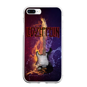 Чехол для iPhone 7Plus/8 Plus матовый с принтом Led Zeppelin в Курске, Силикон | Область печати: задняя сторона чехла, без боковых панелей | блюз рок | британская | группа | джимми пейдж | джон пол джонс | роберт плант | рок | фолк рок | хард рок | хеви метал