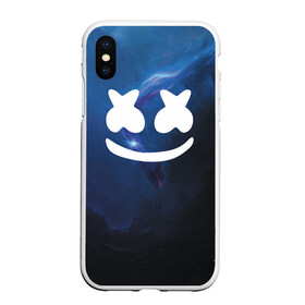 Чехол для iPhone XS Max матовый с принтом Space Marshmello в Курске, Силикон | Область печати: задняя сторона чехла, без боковых панелей | Тематика изображения на принте: chris comstock | electronic | joytime iii | marshmello | клубная | маршмелло | маршмеллоу | электронная музыка