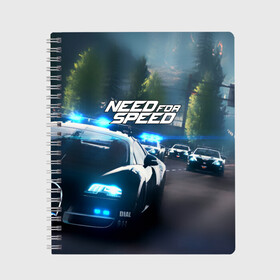 Тетрадь с принтом NEED FOR SPEED в Курске, 100% бумага | 48 листов, плотность листов — 60 г/м2, плотность картонной обложки — 250 г/м2. Листы скреплены сбоку удобной пружинной спиралью. Уголки страниц и обложки скругленные. Цвет линий — светло-серый
 | auto | game art | need for speed payback | nfs | nfs carbon | payback | sport | the carbon | transport | авто | гонки | карбон | машина | нфс | спорт | уличные гонки