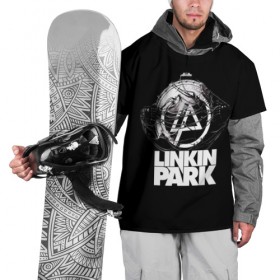 Накидка на куртку 3D с принтом Linkin Park в Курске, 100% полиэстер |  | Тематика изображения на принте: 