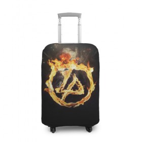 Чехол для чемодана 3D с принтом Linkin Park в Курске, 86% полиэфир, 14% спандекс | двустороннее нанесение принта, прорези для ручек и колес | американская | группа | линкин | майк шинода | метал | музыка | ню | парк | поп | рок | рэп | феникс фаррелл | честер беннингтон | электроник
