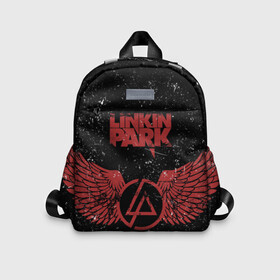 Детский рюкзак 3D с принтом Linkin Park в Курске, 100% полиэстер | лямки с регулируемой длиной, сверху петелька, чтобы рюкзак можно было повесить на вешалку. Основное отделение закрывается на молнию, как и внешний карман. Внутри дополнительный карман. По бокам два дополнительных кармашка | американская | группа | линкин | майк шинода | метал | музыка | ню | парк | поп | рок | рэп | феникс фаррелл | честер беннингтон | электроник