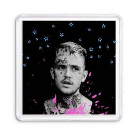 Магнит 55*55 с принтом LIL PEEP - Runaway в Курске, Пластик | Размер: 65*65 мм; Размер печати: 55*55 мм | Тематика изображения на принте: beautiful | broken | daddy | dead | exclusive | heart | life | lil | lilpeep | music | peep | pump | rap | rapper | rip | runaway | tattoo | густав | лил | лилпип | мертв | память | пип | рип | рэп | рэпер | сердце | тату | умер