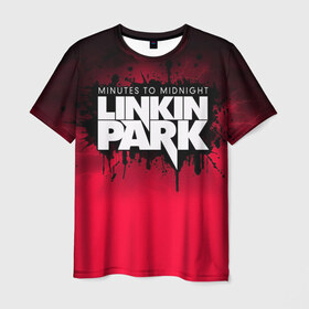 Мужская футболка 3D с принтом Linkin Park в Курске, 100% полиэфир | прямой крой, круглый вырез горловины, длина до линии бедер | американская | группа | линкин | майк шинода | метал | музыка | ню | парк | поп | рок | рэп | феникс фаррелл | честер беннингтон | электроник