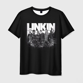 Мужская футболка 3D с принтом Linkin Park в Курске, 100% полиэфир | прямой крой, круглый вырез горловины, длина до линии бедер | американская | группа | линкин | майк шинода | метал | музыка | ню | парк | поп | рок | рэп | феникс фаррелл | честер беннингтон | электроник