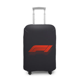 Чехол для чемодана 3D с принтом Formula 1 Logo в Курске, 86% полиэфир, 14% спандекс | двустороннее нанесение принта, прорези для ручек и колес | formula | лого | формула