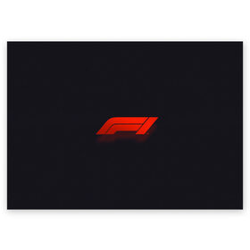 Поздравительная открытка с принтом Formula 1 Logo в Курске, 100% бумага | плотность бумаги 280 г/м2, матовая, на обратной стороне линовка и место для марки
 | formula | лого | формула