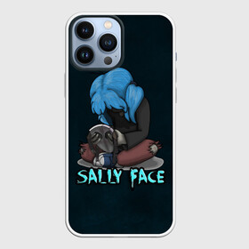 Чехол для iPhone 13 Pro Max с принтом Sally Face в Курске,  |  | sally face | игра | компьютерная игра | лицо | маска | протез | салли фейс | школа | шрамы