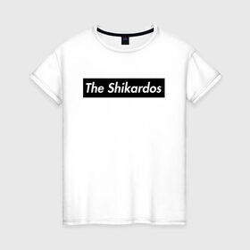 Женская футболка хлопок с принтом The Shikardos в Курске, 100% хлопок | прямой крой, круглый вырез горловины, длина до линии бедер, слегка спущенное плечо | бест | заебест | замечательно | клёво | супер | шикардос | шикарно