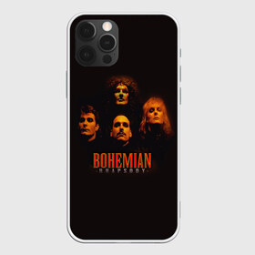 Чехол для iPhone 12 Pro Max с принтом Queen Bohemian Rhapsody в Курске, Силикон |  | queen | брайан мэи | британская | группа | джон дикон | королева | роджер тейлор | рок | фредди меркьюри