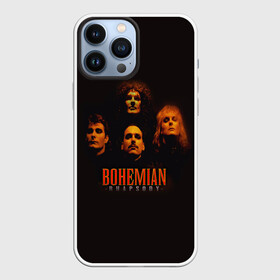 Чехол для iPhone 13 Pro Max с принтом Queen Bohemian Rhapsody в Курске,  |  | Тематика изображения на принте: queen | брайан мэи | британская | группа | джон дикон | королева | роджер тейлор | рок | фредди меркьюри